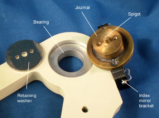 Figure 4: The index arm bearing parts.